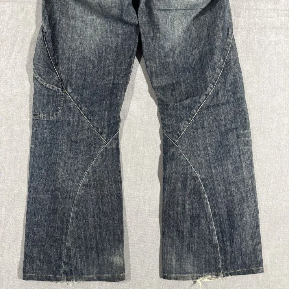 Vtg 2000’s Levi’s Engineered Jeans Men Size 33x32 Medium Wash Y2K Twisted Seams